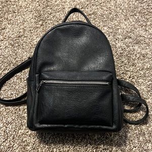 Black Mini Backpack